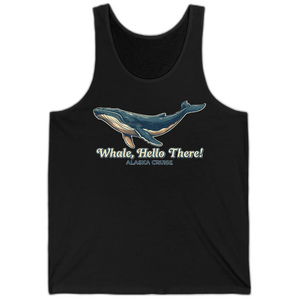A01 Whale Hello Cruise Tank in Black