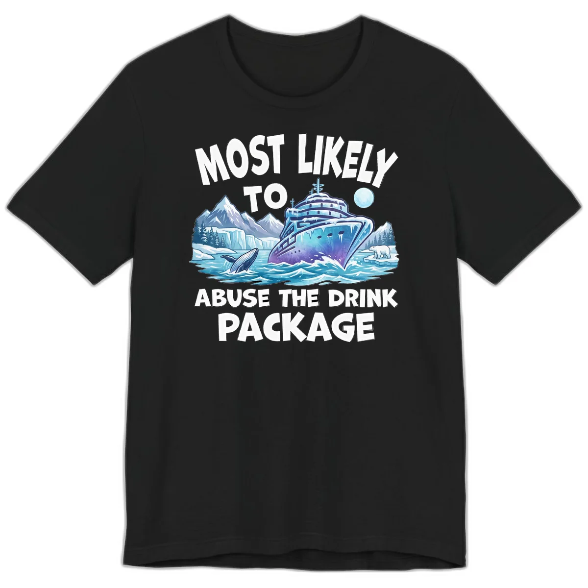 A02 Drink Package Abuse Premium Tee in Black