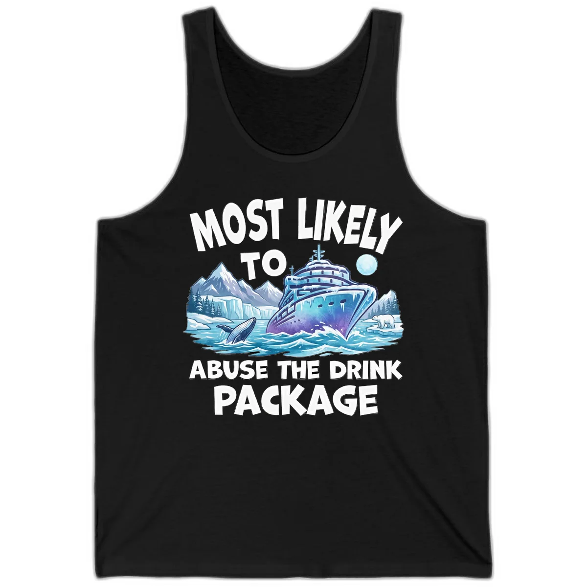 A02 Drink Package Abuse Tank in Black