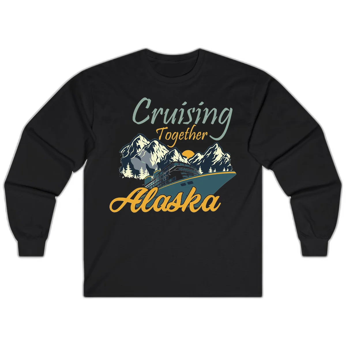 A03 Cruising Together Family Long Sleeve in Black