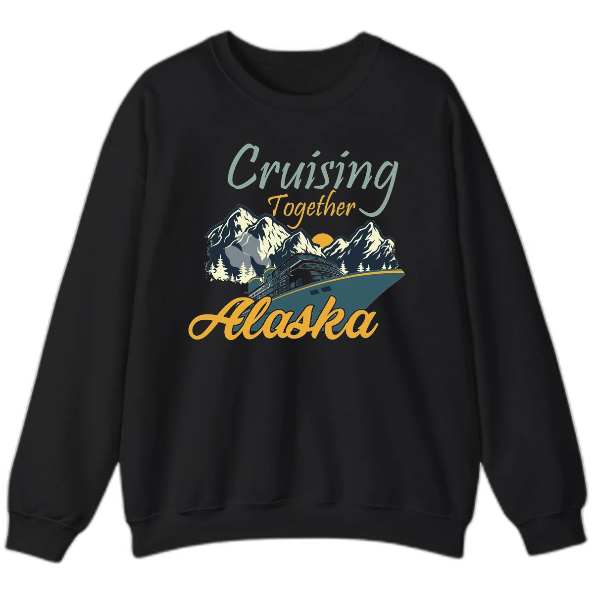 A03 Cruising Together Family Sweatshirt in Black