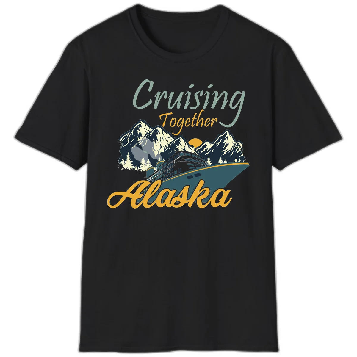 A03 Cruising Together Family Tshirt in Black