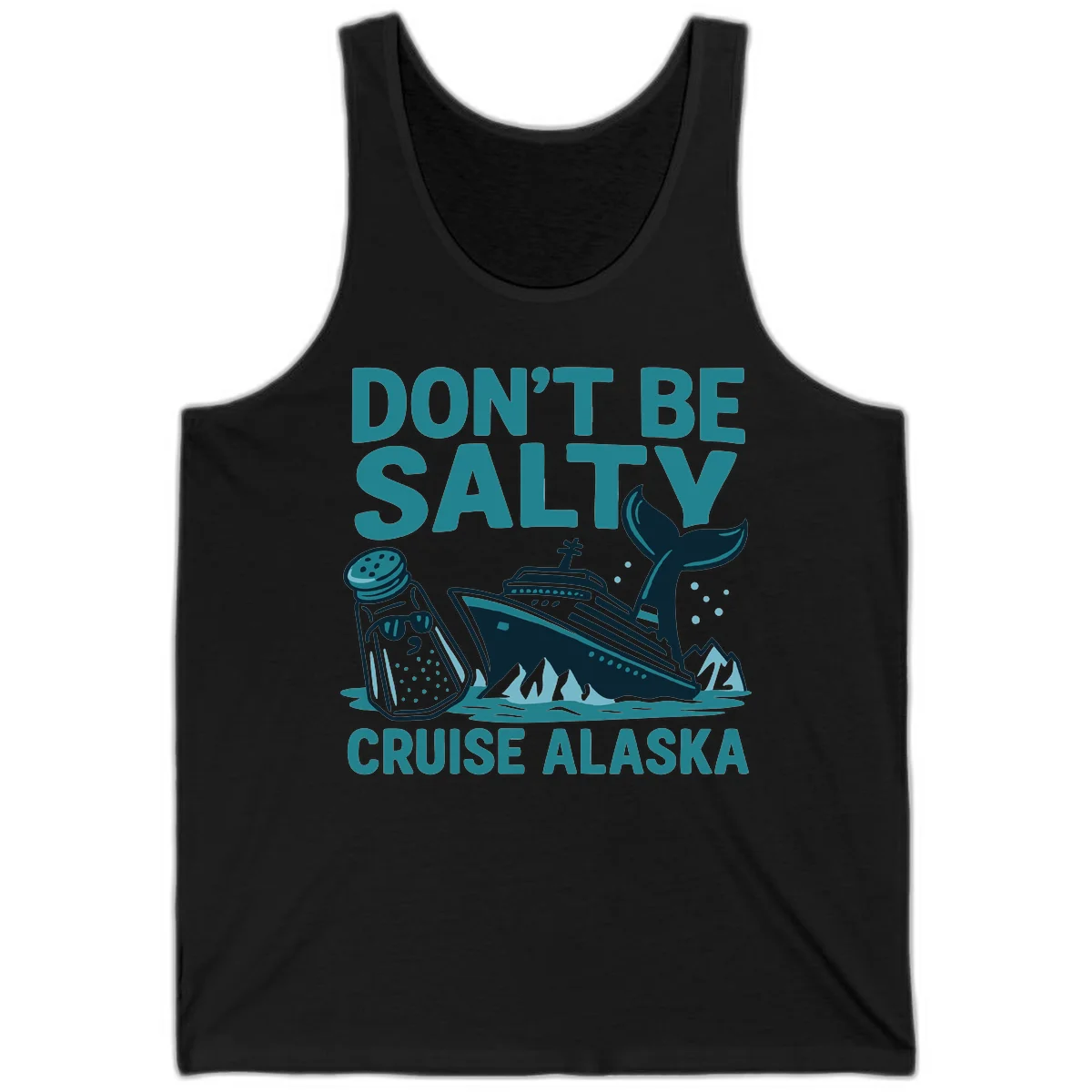 A06 Dont Be Salty Cruise Tank in Black