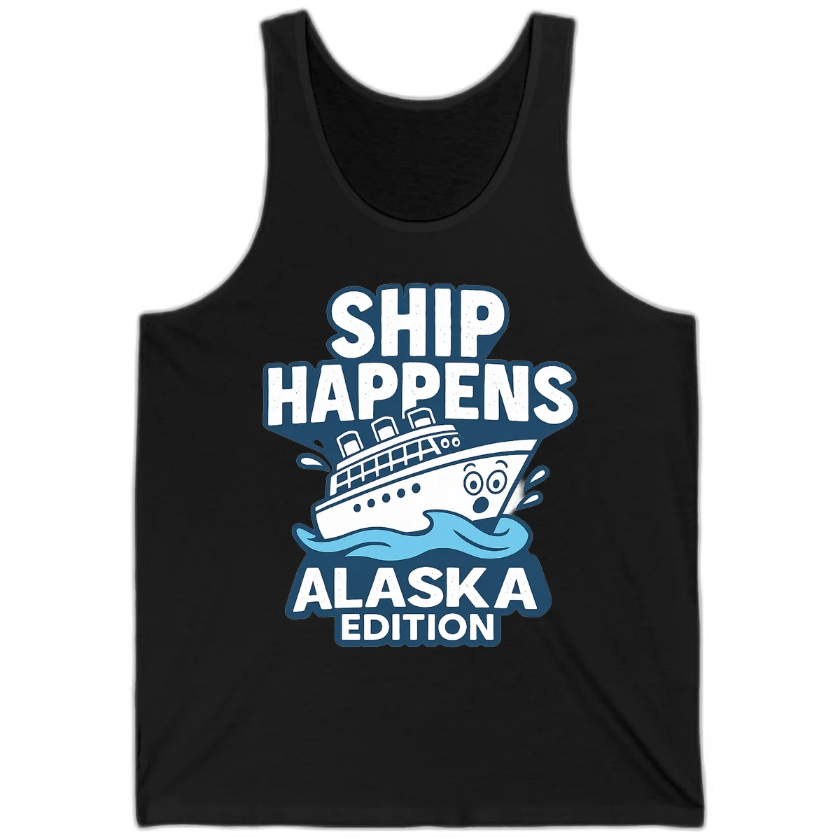 A07 Ship Happens Alaska Tank in Black