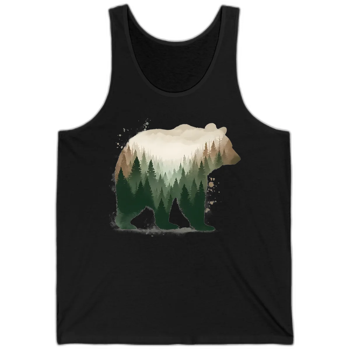 A10 Alaska Bear Forest Tank in Black