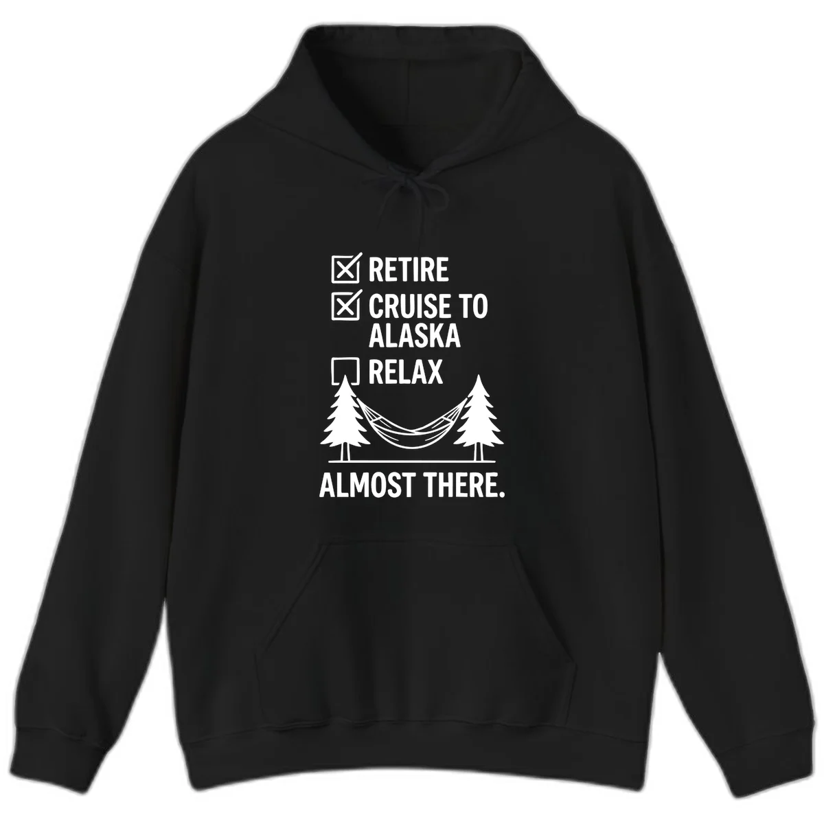 A11 Retirement Cruise Checklist Hoodie in Black