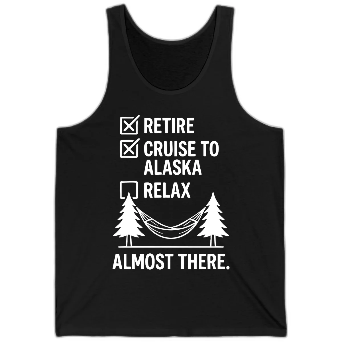 A11 Retirement Cruise Checklist Tank in Black