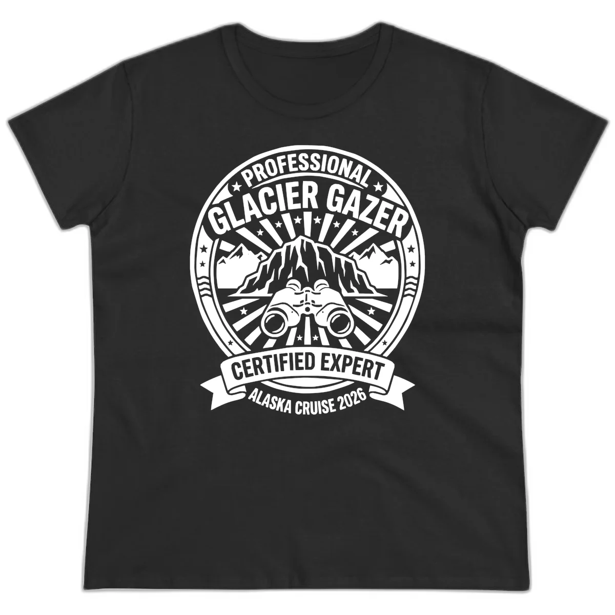 A19 Glacier Gazer Expert Ladies Tee in Black