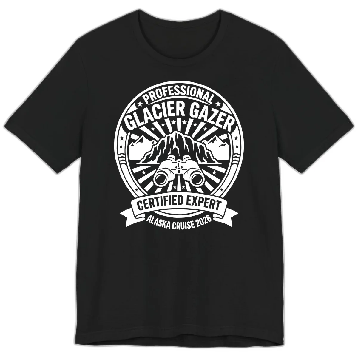 A19 Glacier Gazer Expert Premium Tee in Black