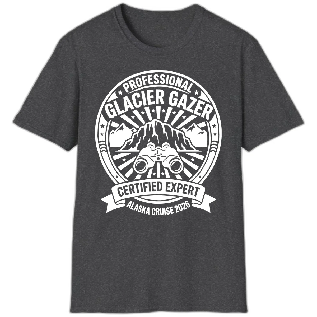 A19 Glacier Gazer Expert Tshirt in Dark Heather