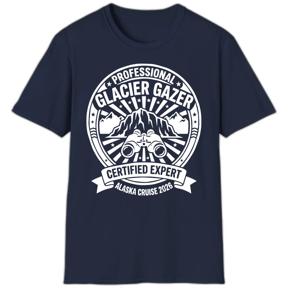 A19 Glacier Gazer Expert Tshirt in Navy