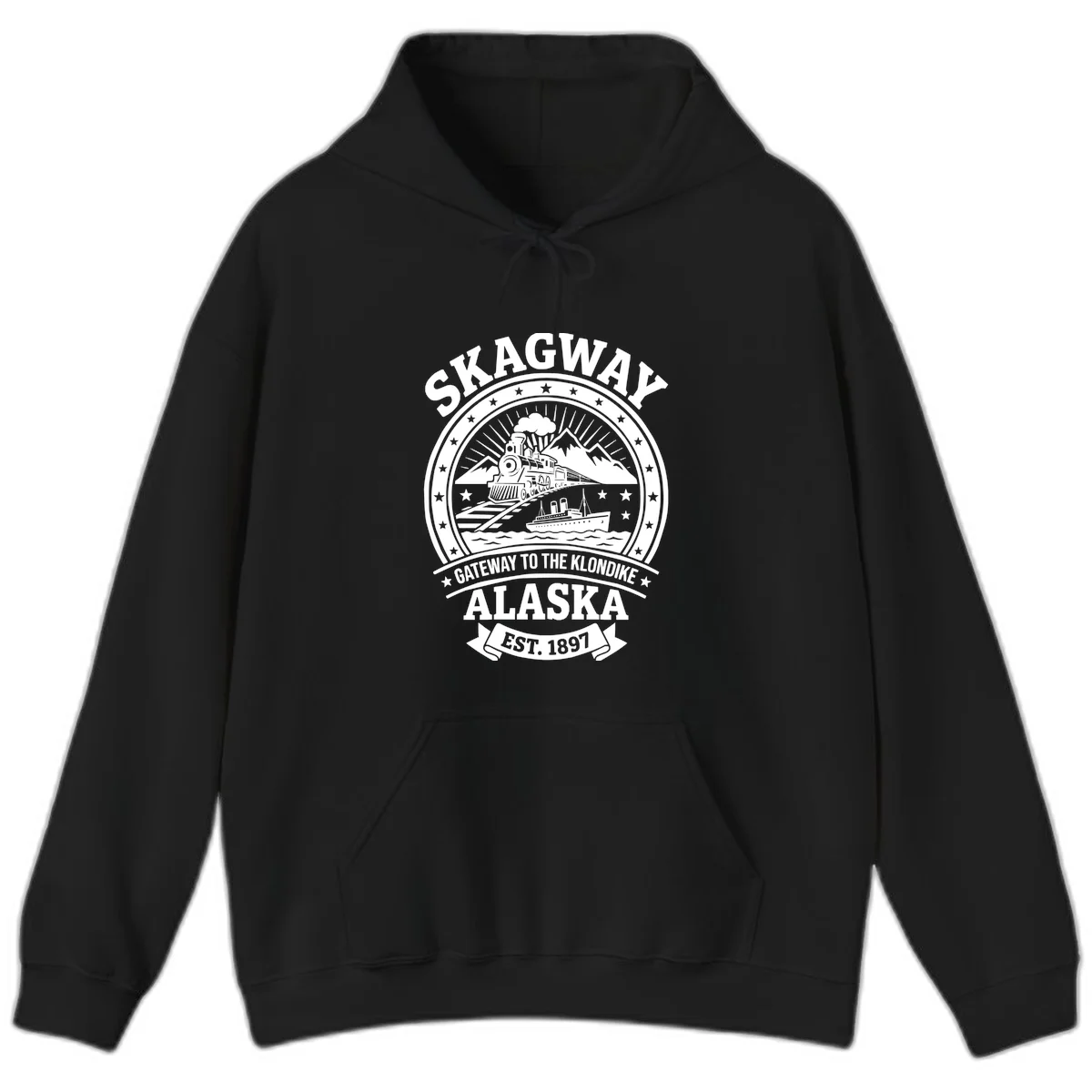 A20 Skagway Klondike Cruise Hoodie in Black