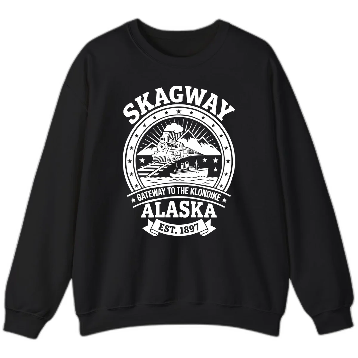 A20 Skagway Klondike Cruise Sweatshirt in Black