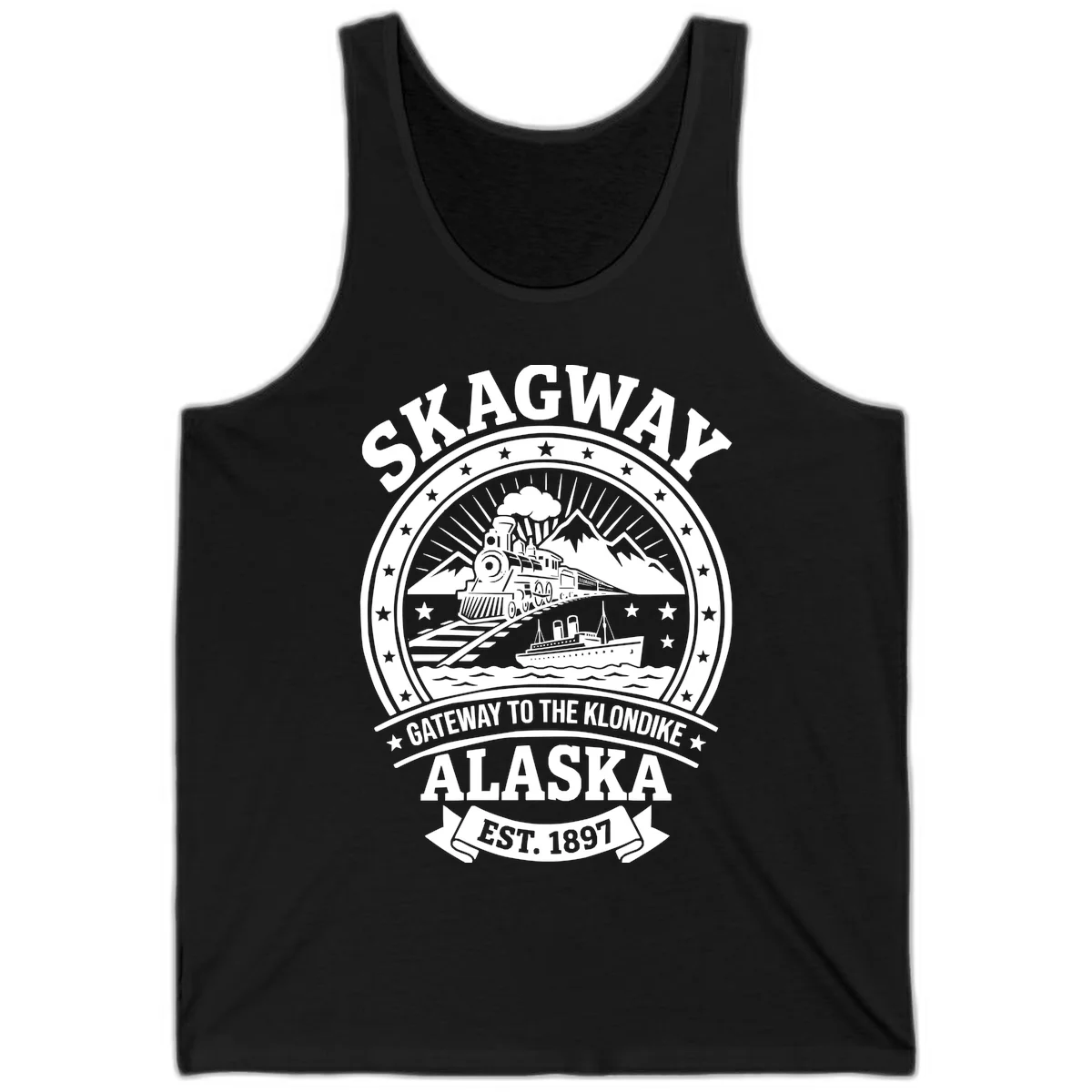 A20 Skagway Klondike Cruise Tank in Black