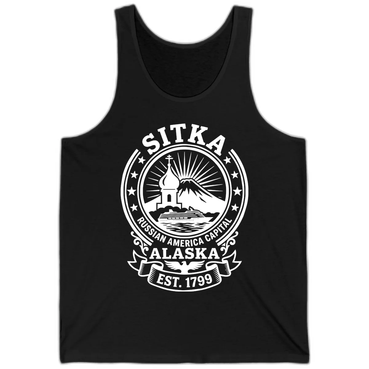 A21 Sitka Russian Cruise Tank in Black
