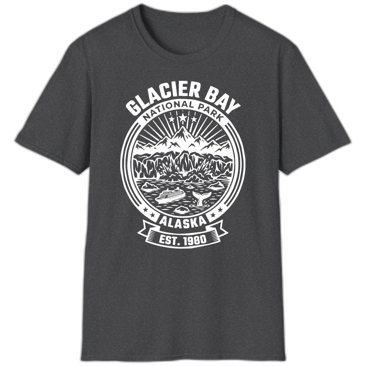 A22 Glacier Bay National Park Tshirt in Dark Heather