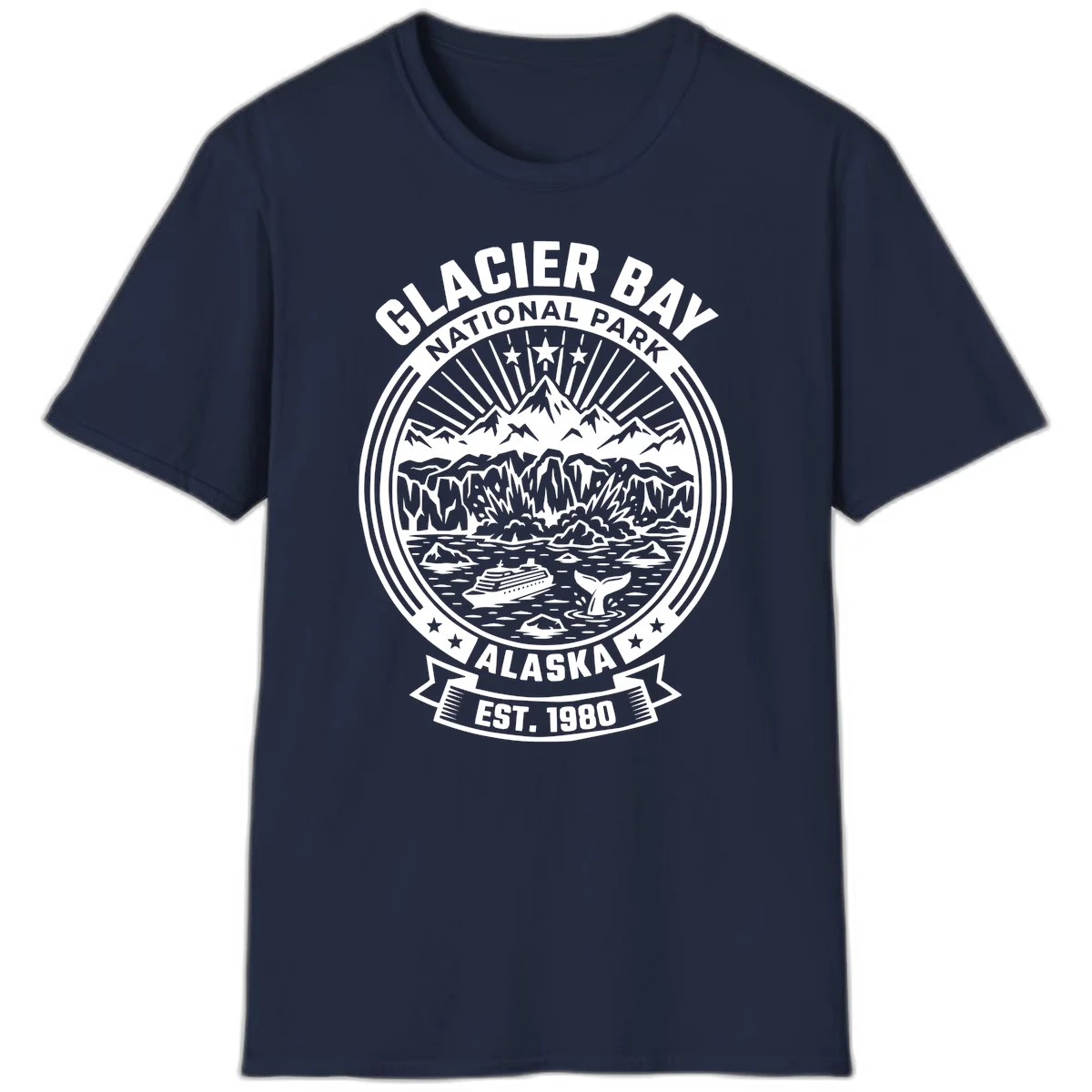 A22 Glacier Bay National Park Tshirt in Navy