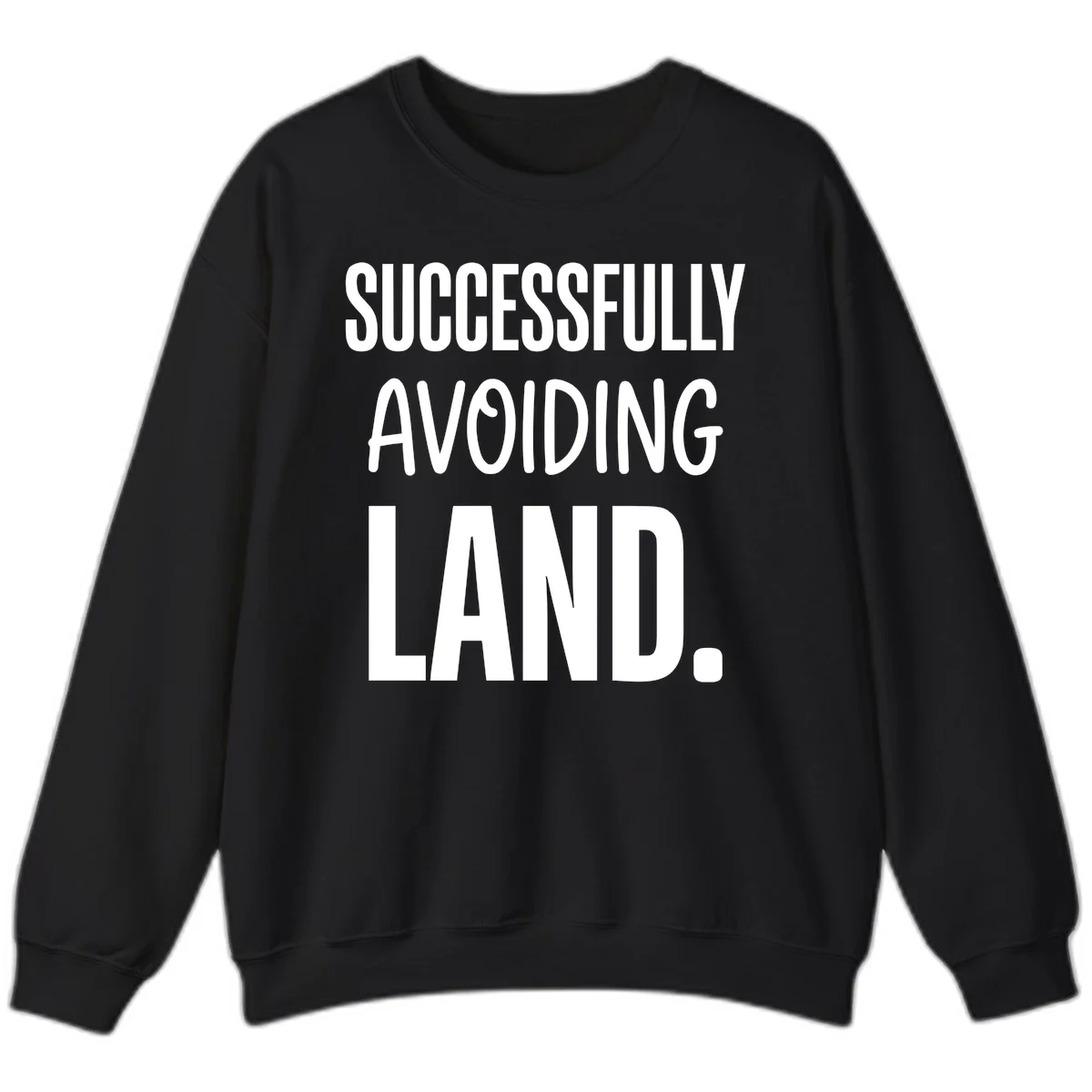 A23 Avoiding Land Cruise Sweatshirt in Black