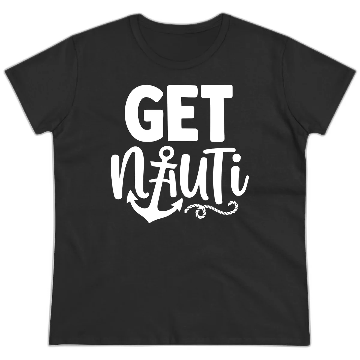 A24 Get Nauti Cruise Ladies Tee in Black