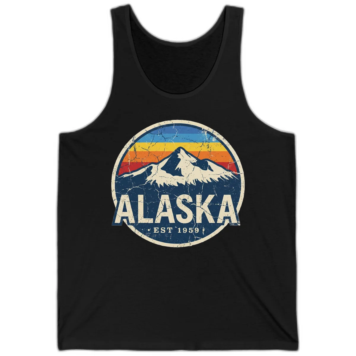 B02 Alaska Est 1959 Distressed Tank in Black
