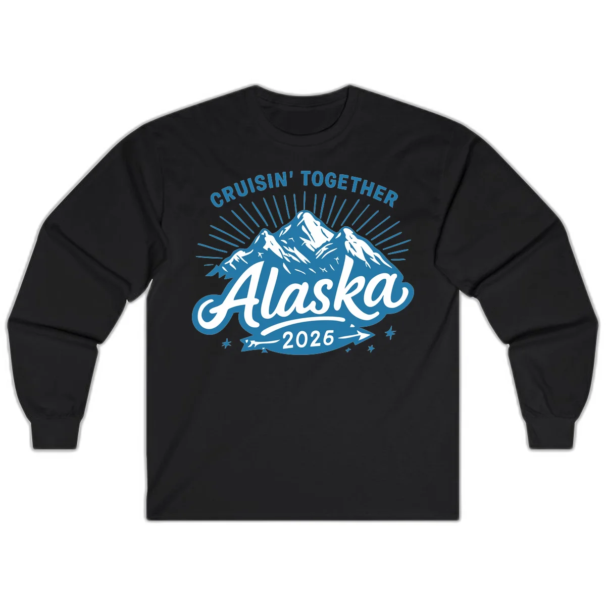 B03 Cruisin Together Alaska 2026 Long Sleeve in Black