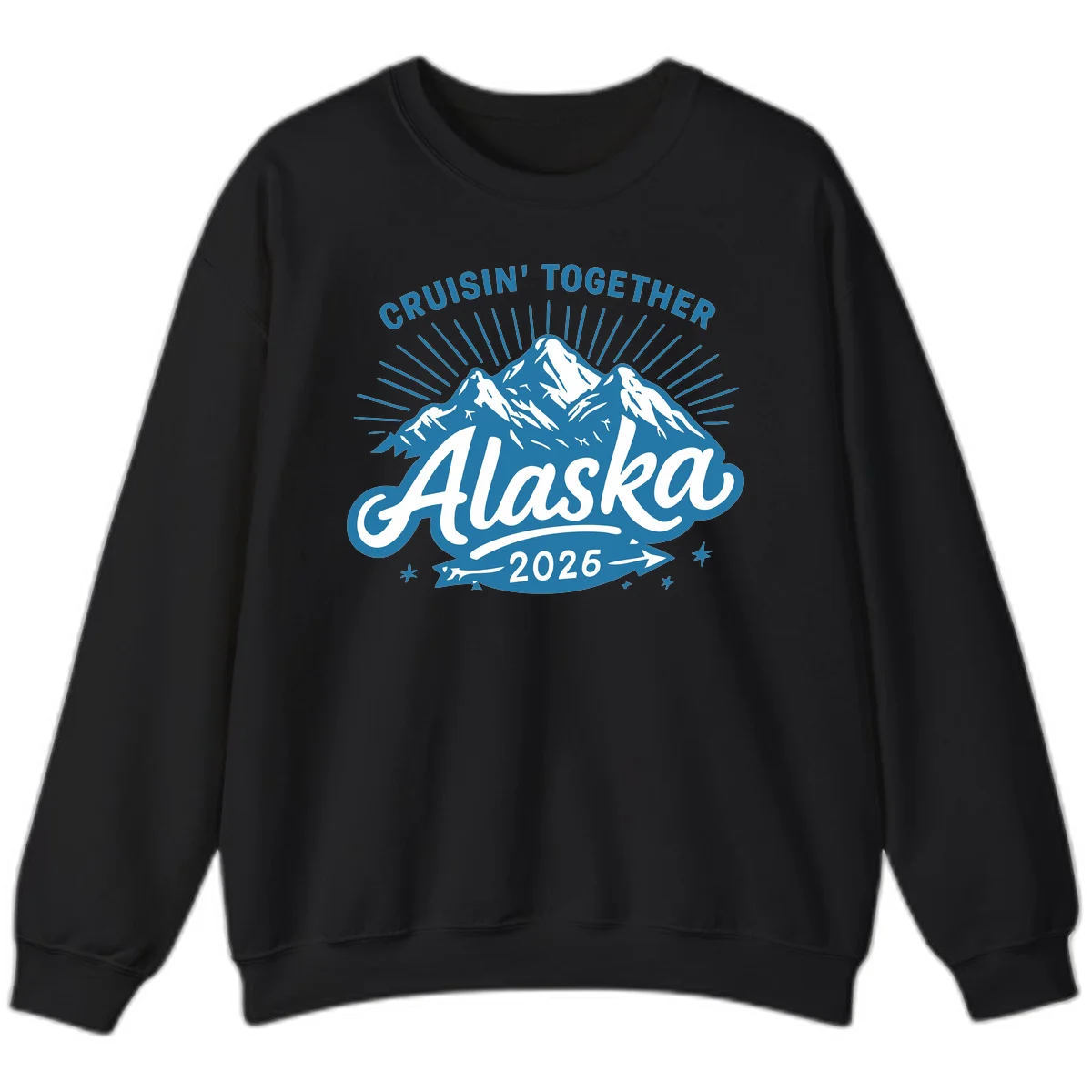 B03 Cruisin Together Alaska 2026 Sweatshirt in Black