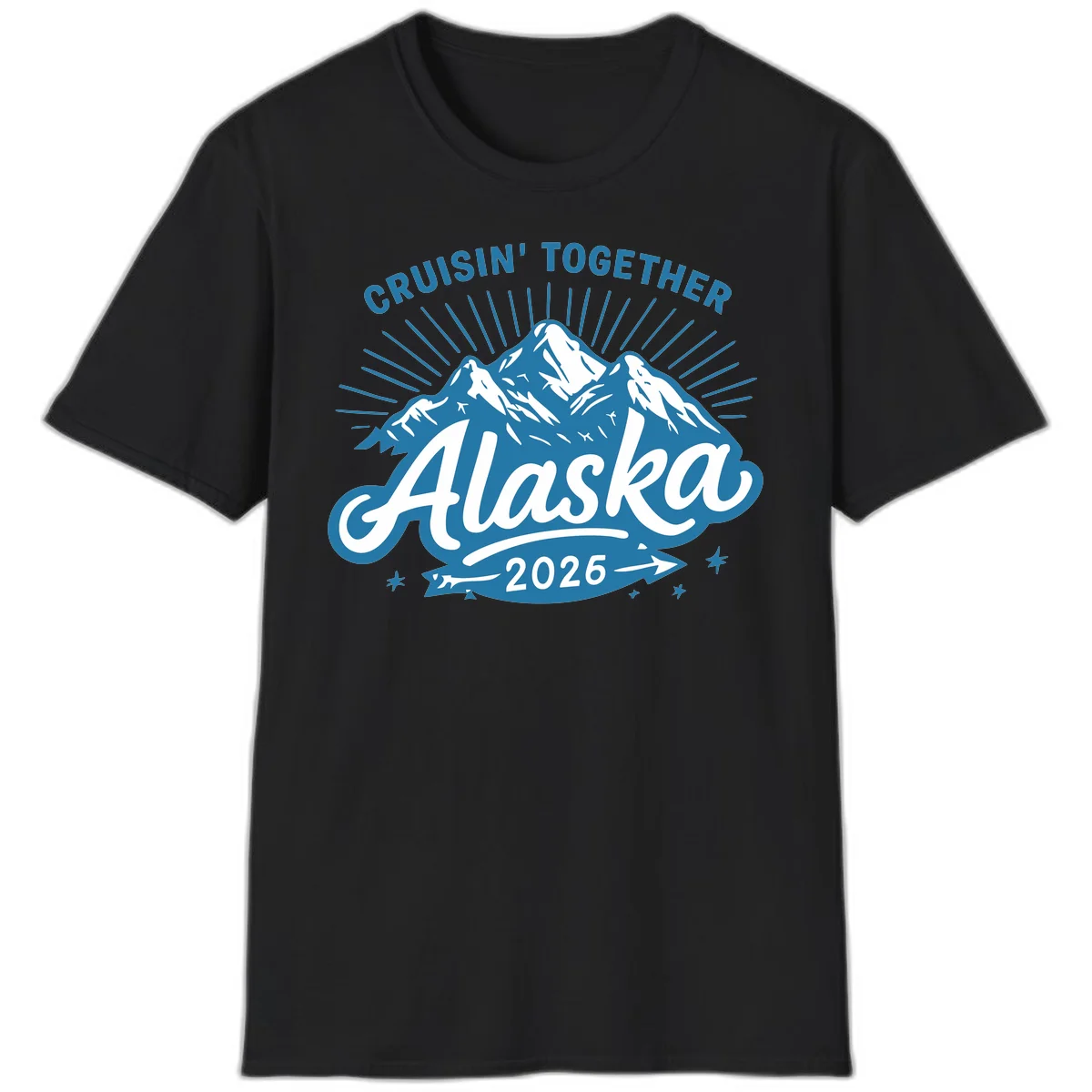B03 Cruisin Together Alaska 2026 Tshirt in Black