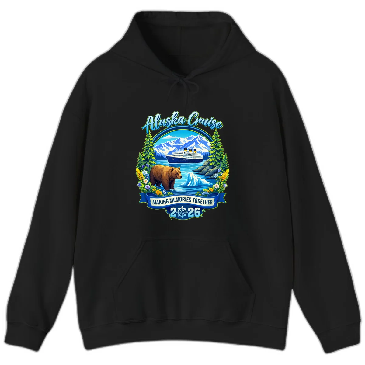B04 Alaska Cruise Making Memories Hoodie in Black