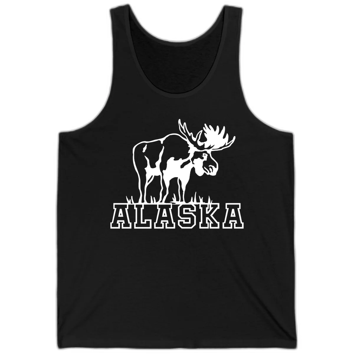 B05 Alaska Moose State Pride Tank in Black